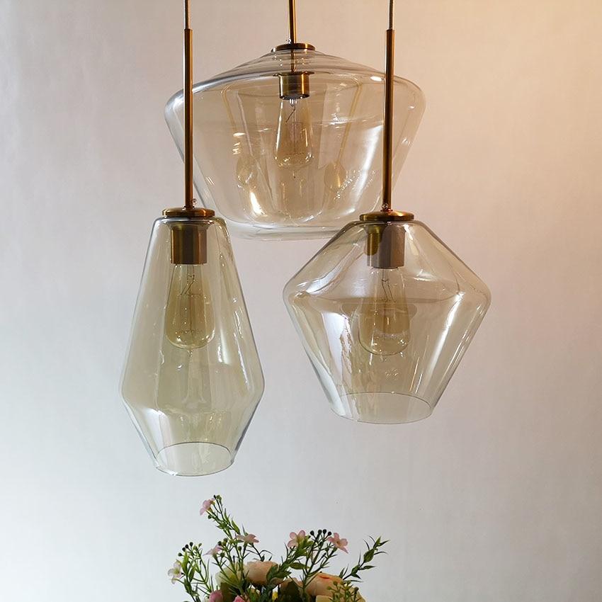 Hanging Glass Pendant Lamp