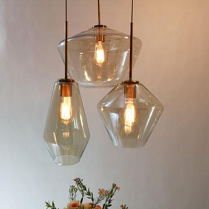 Hanging Glass Pendant Lamp