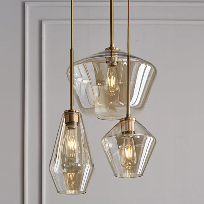 Hanging Glass Pendant Lamp