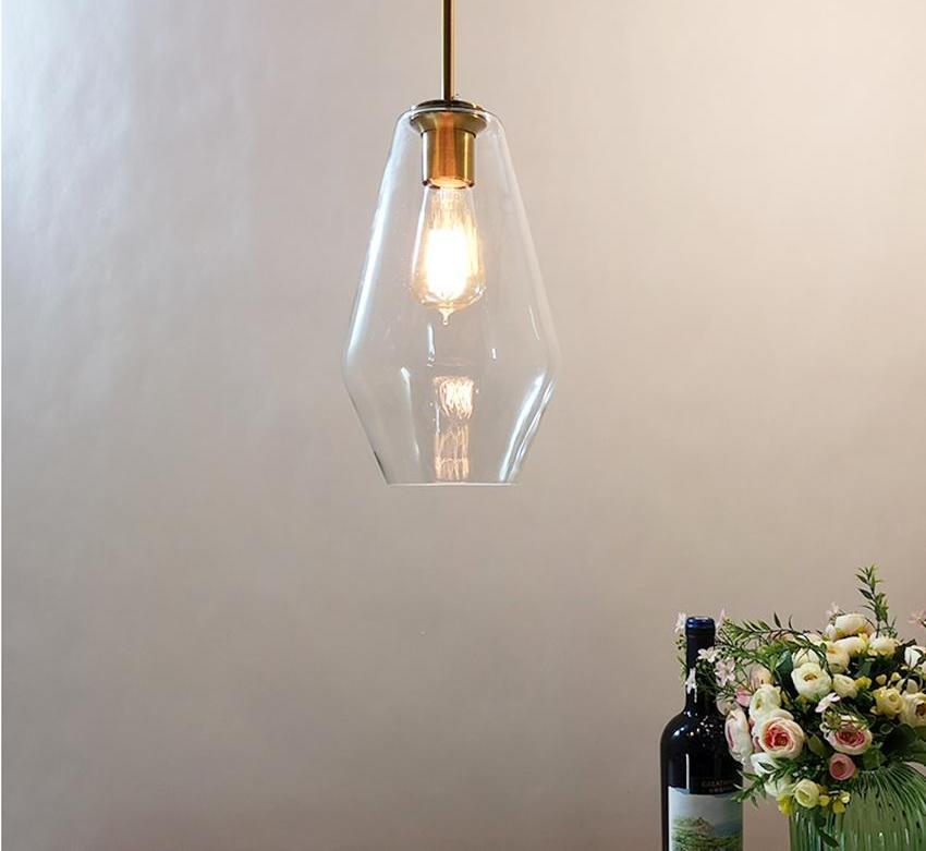 Hanging Glass Pendant Lamp