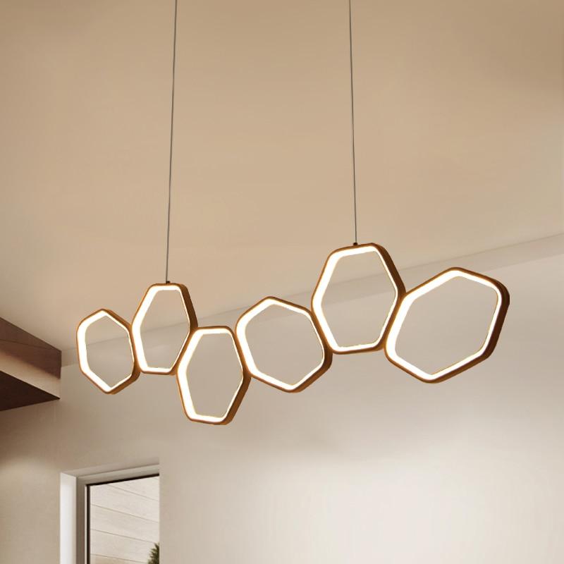 Art Deco LED Geometric Chandelier