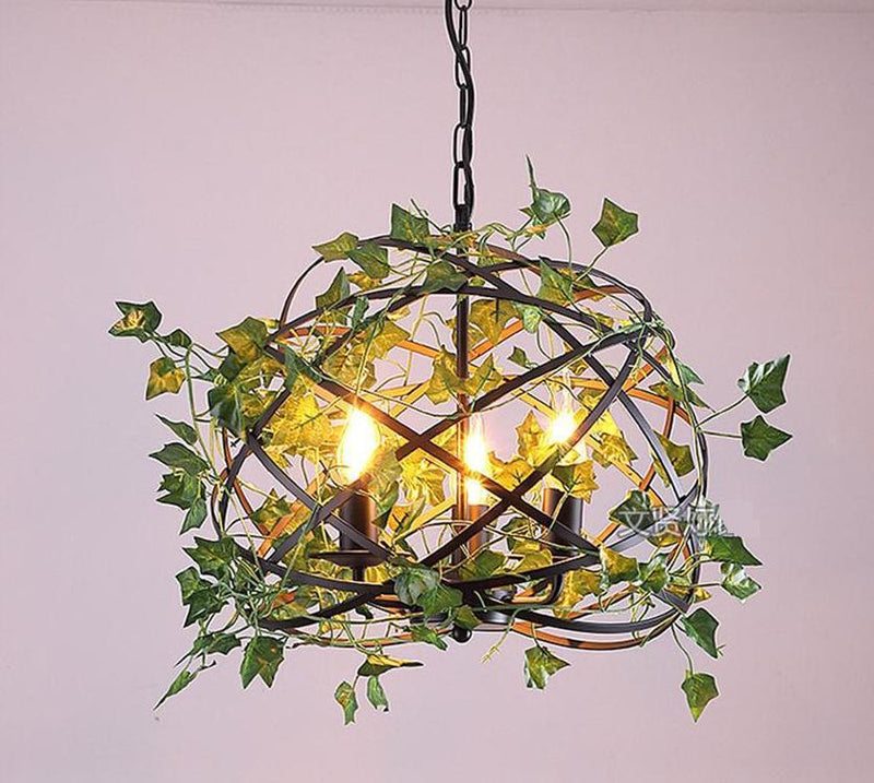 Vintage Industrial Bird Cage Hanging Lamp