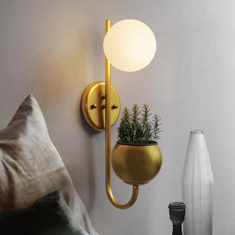 Modern Nordic Planter Lamp