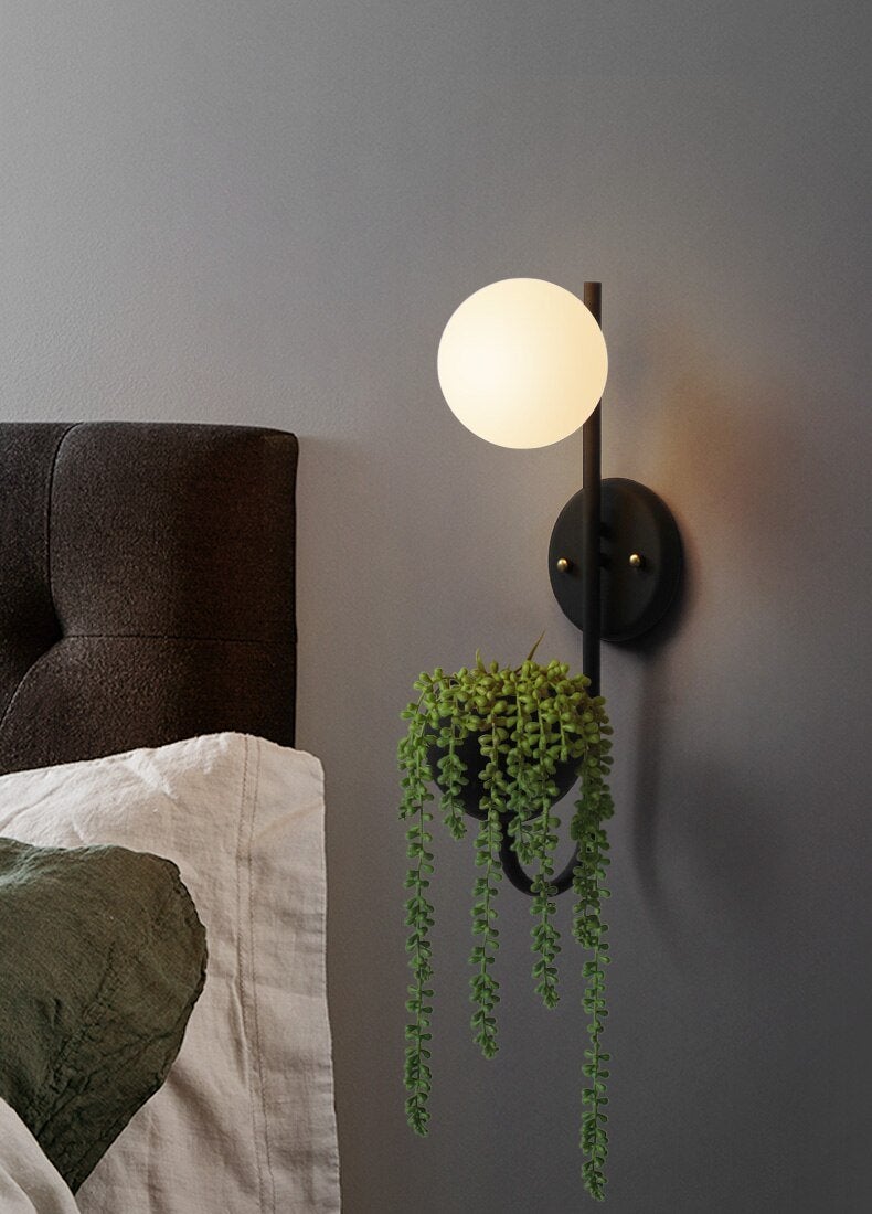 Modern Nordic Planter Lamp