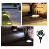 Solar Powered Garden Ground LED Light