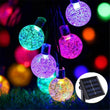 Solar Powered LED Globe String Lights