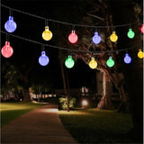 Solar Powered LED Globe String Lights