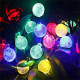 Solar Powered LED Globe String Lights