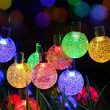 Solar Powered LED Globe String Lights