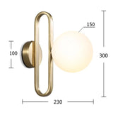 Modern Wall Lamp Nordic Ball Shape