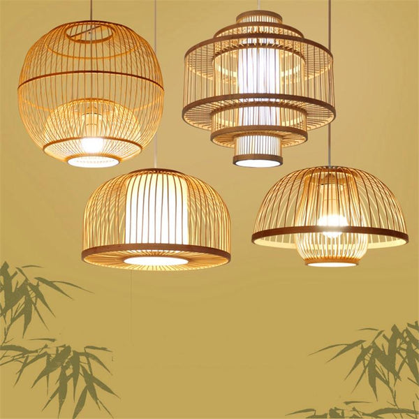 Bamboo Pendant Hanging Light