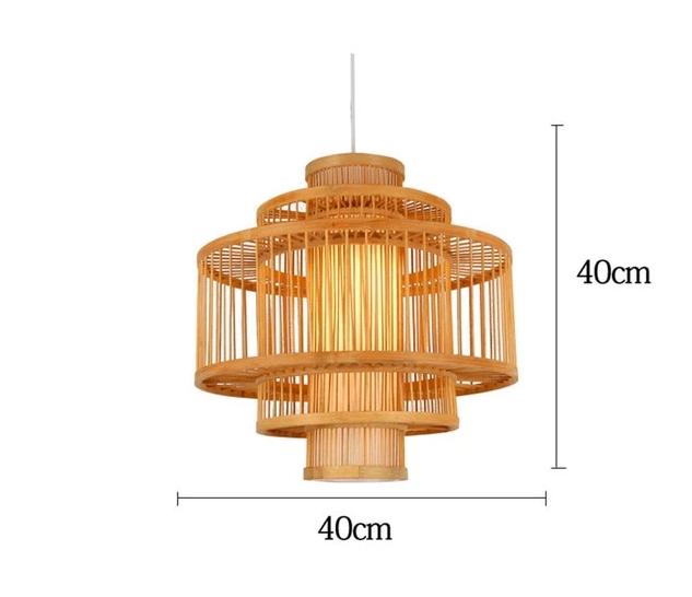 Bamboo Pendant Hanging Light