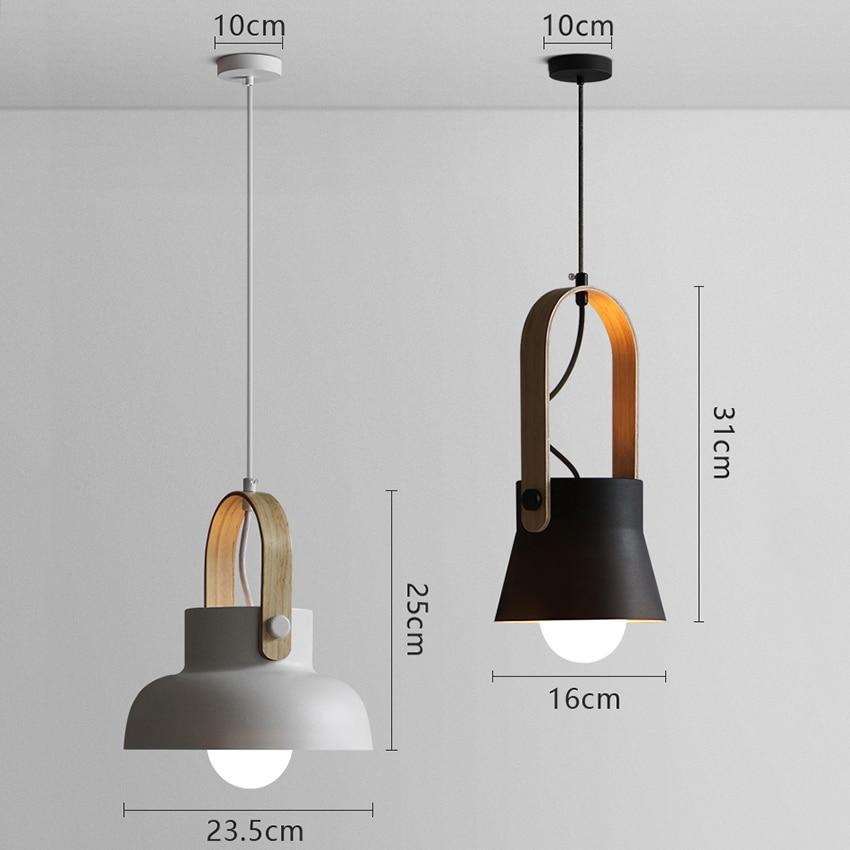 Modern Nordic LED Hanging Dome Lights